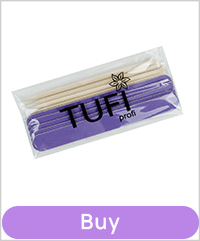 Disposable set TUFI profi PREMIUM nail files 180240 and orange sticks